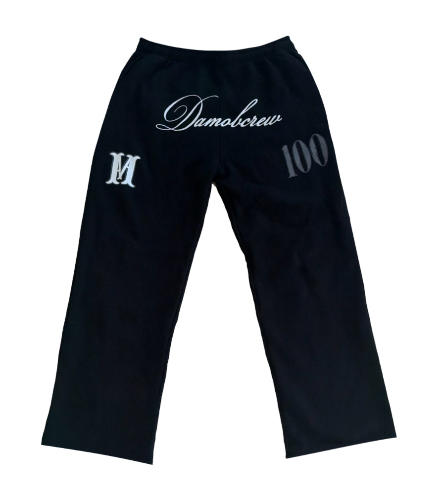 BLK- DAMOBCREW SWEATPANTS