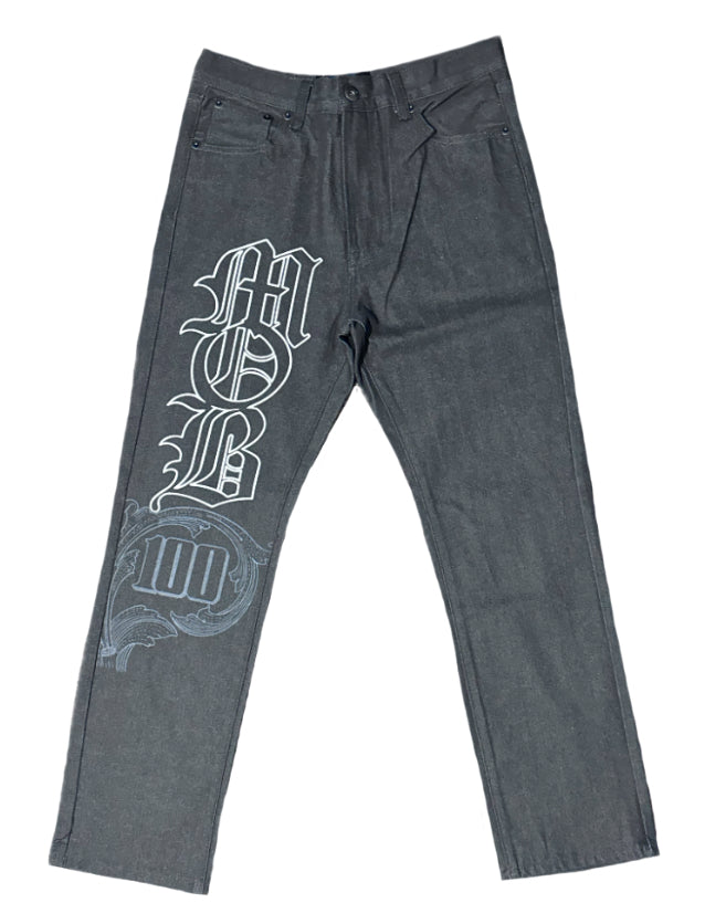 DARK GRY- MOB JEANS