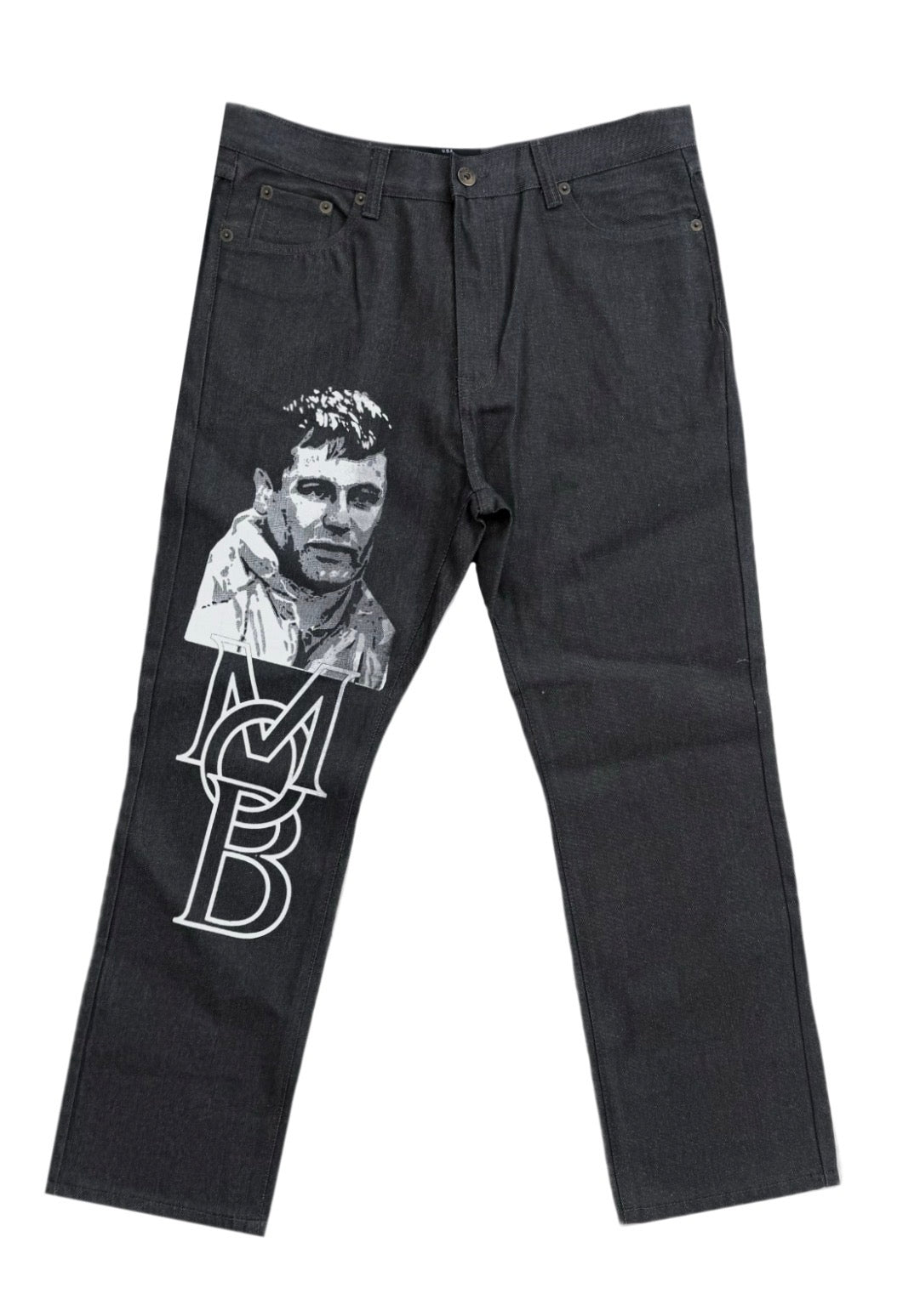 DARK GRY- CHAPO MOB JEANS