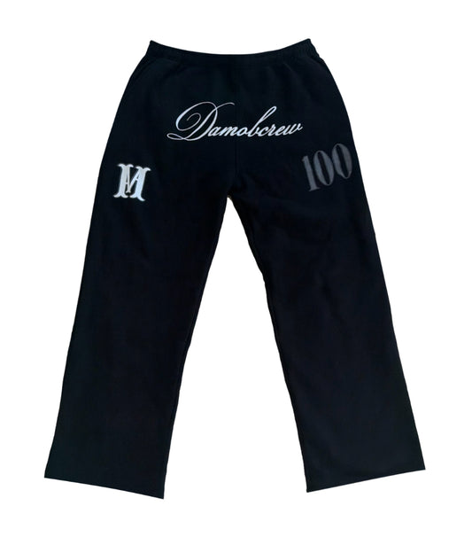 BLK- DAMOBCREW SWEATPANTS