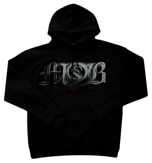 BLK- MOB SMOKE HOODIE