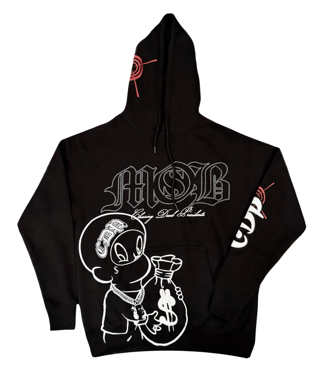 BLK- MOBXCDP COLLAB HOODIE