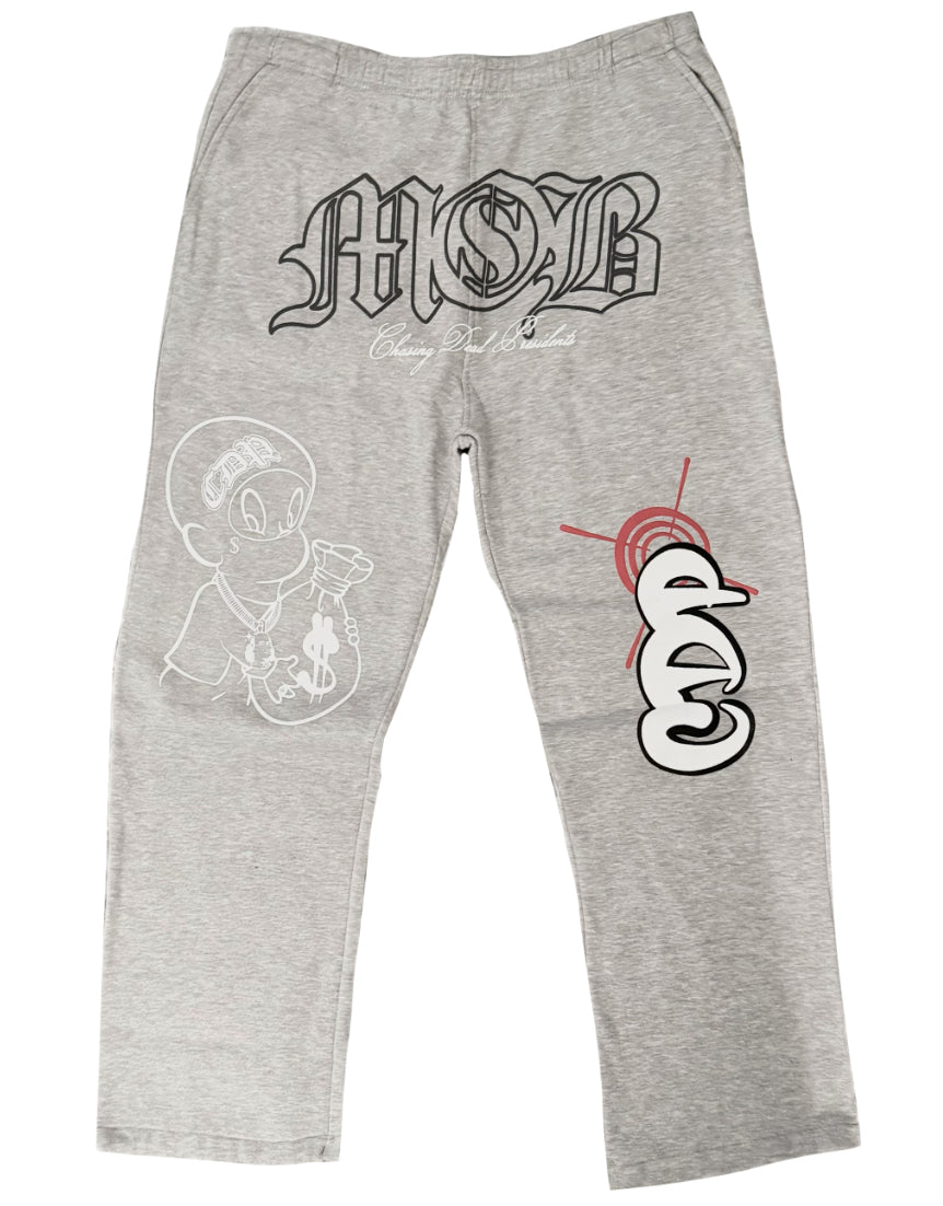 GRY- MOBXCDP COLLAB SWEATPANTS