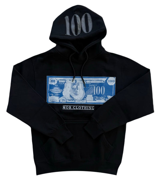 BLK- BLUE MOB BILL HOODIE