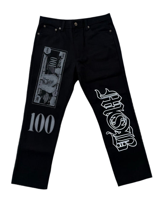 BLK- MOB BILL JEANS