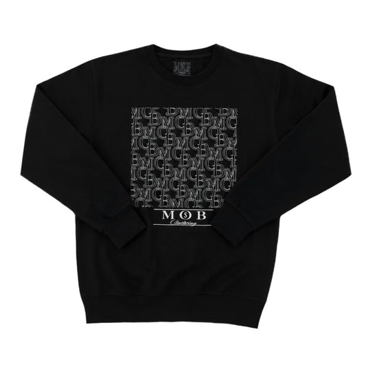 BLK- MOB CREWNECK