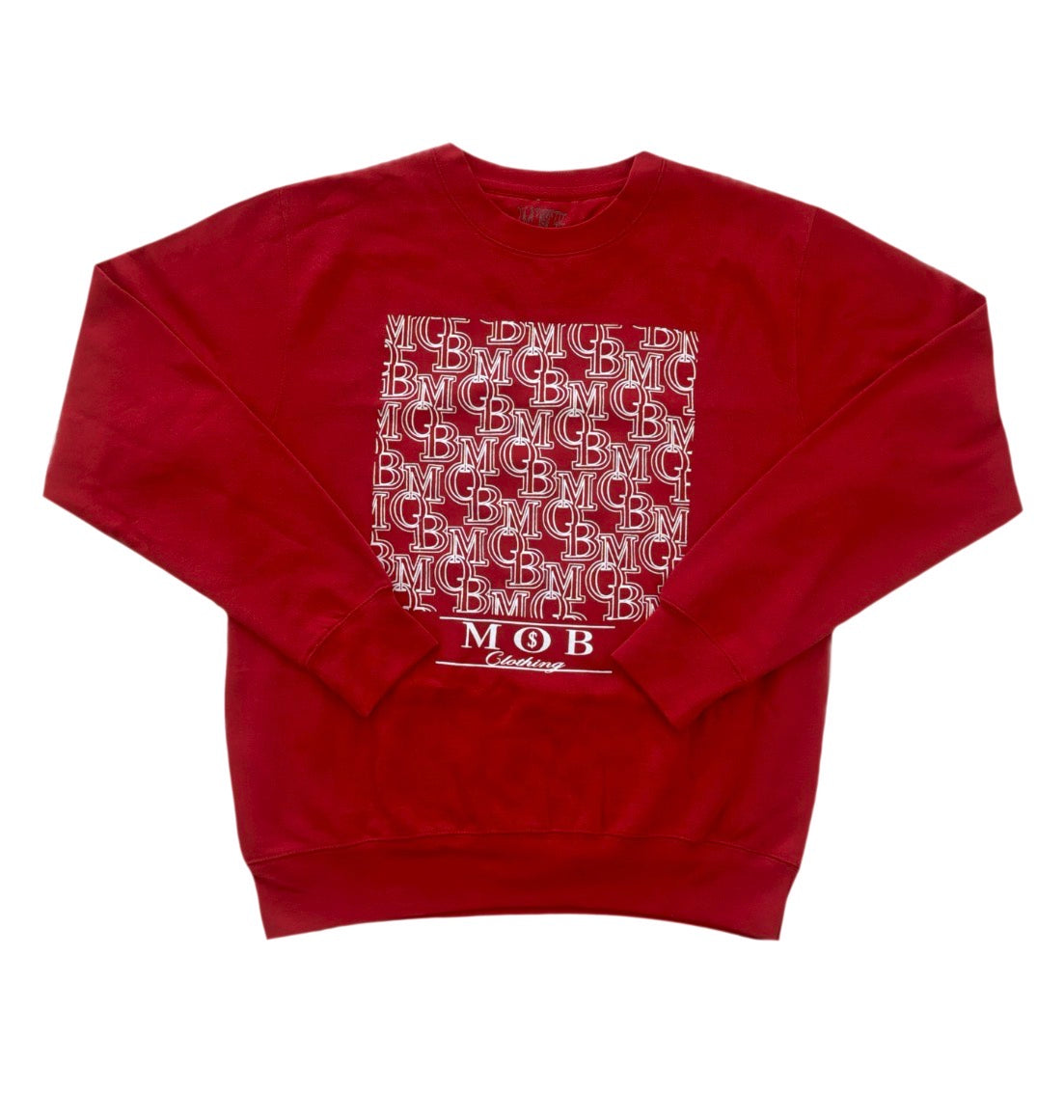 RED- MOB CREWNECK