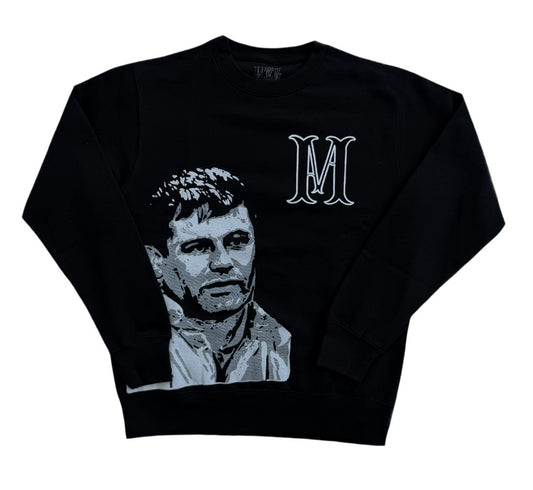 BLK- CHAPO MOB CREWNECK