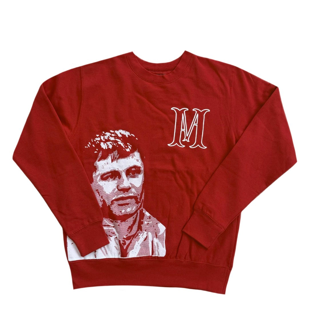 RED- CHAPO MOB CREWNECK