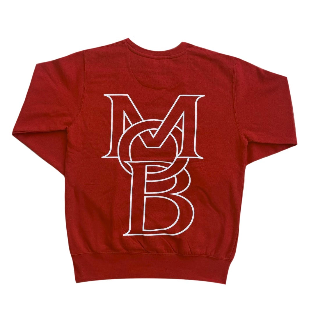 RED- MOB CREWNECK