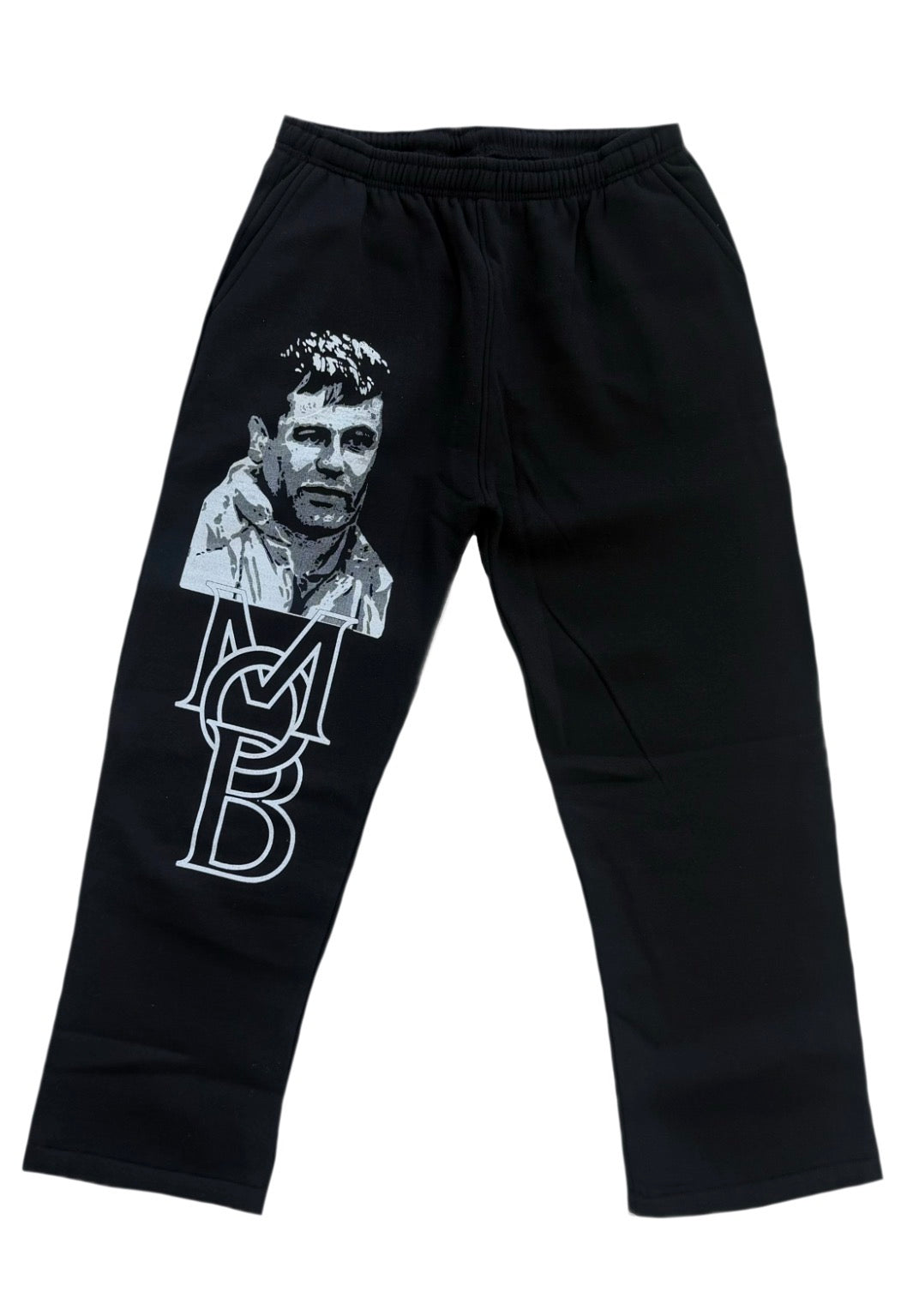 BLK- CHAPO MOB SWEATPANTS